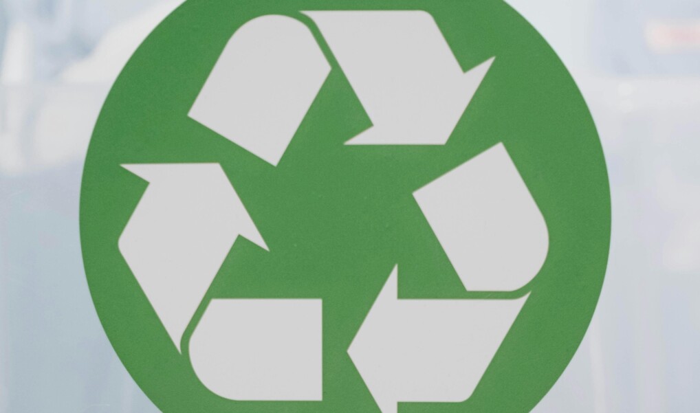 Genbrugs logo i grøn